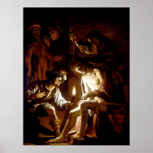 Gerrit van Honthorst Christus gekrönt mit den Poster