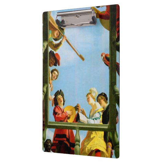 Gerrit Van Honthorst Musical Group Balcony Art Klemmbrett (Links)