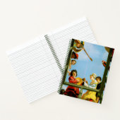 Gerrit Van Honthorst Musical Group Balcony Art Notizblock (Innenseite)