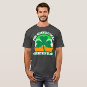 Gerritsen Beach Irish Riviera Funny Kleeblatt T-Shirt (Vorne ganz)