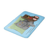 Gerry Cat Teddy Bear Badematte (Schrägansicht)