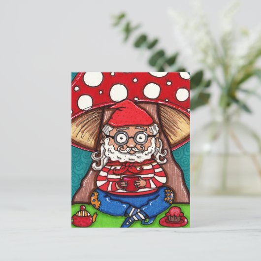 Gerry Gnome Postcard Postkarte (Stehend Vorderseite)