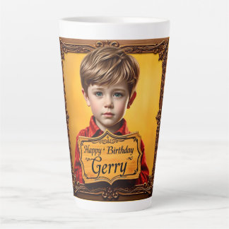 GERRY ~ Niedlicher Junge ~ Happy Birthday ~ Latte  Milchtasse