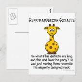 Gerrymandering der Wahlbezirke des Kongresses Postkarte (Vorne/Hinten)