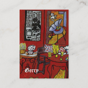 GERRYS MATISSE PORTABLE-KUNST VISITENKARTE