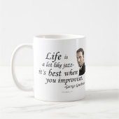 Gershwin auf dem Leben Kaffeetasse (Links)