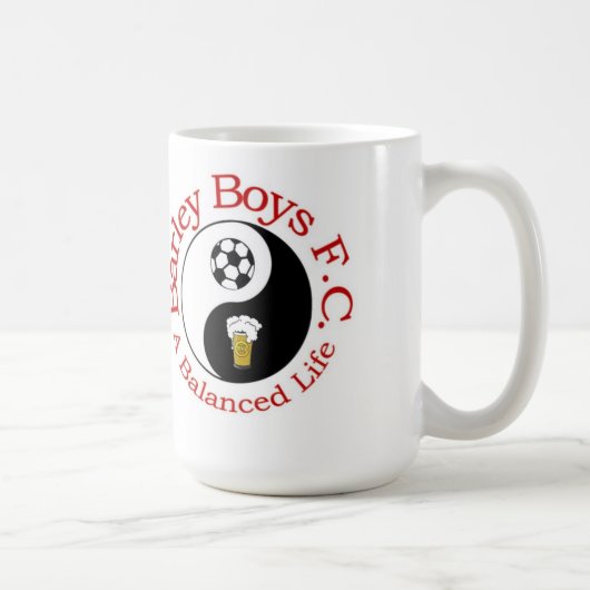 Gersten-Jungen FC - ein ausgeglichenes Leben Kaffeetasse (Rechts)