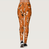 Gerstenkorn Bio Brot Hintergrund Leggings (Rückseite)