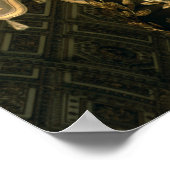 Gerstenzuckersäule aus dem Baldacchino Poster (Ecke)