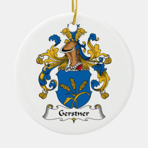 Gerstner Familienwappen Keramik Ornament