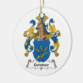Gerstner Familienwappen Keramik Ornament (Links)
