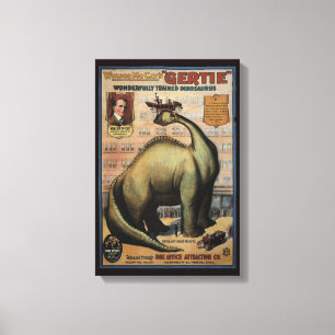 Gertie der Dinosaurier Leinwanddruck