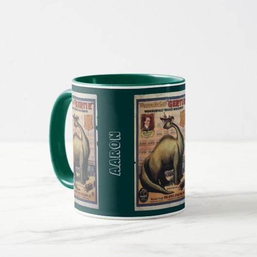 Gertie der Dinosaurier Tasse (Vorderseite Links)