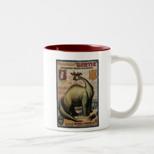 Gertie der Dinosaurier Zweifarbige Tasse