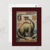 Gertie The Dinosaur Postkarte (Vorne/Hinten)