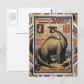Gertie The Dinosaur Postkarte (Vorne/Hinten)