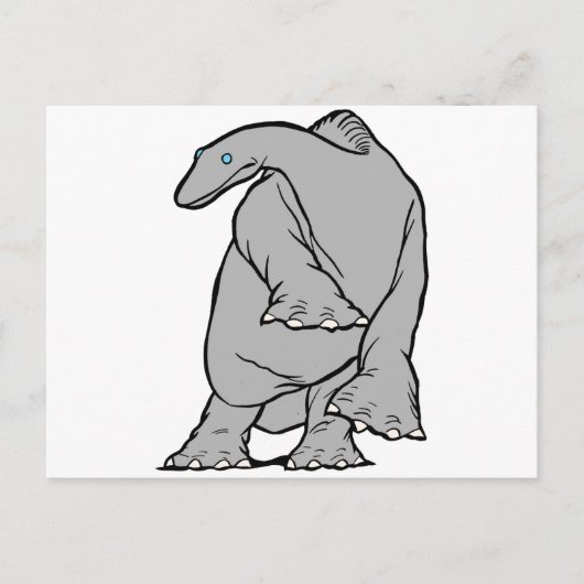 Gertie the Dinosaurier Gear! Postkarte (Vorderseite)