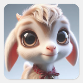 "Gertrude" Quadratischer Aufkleber