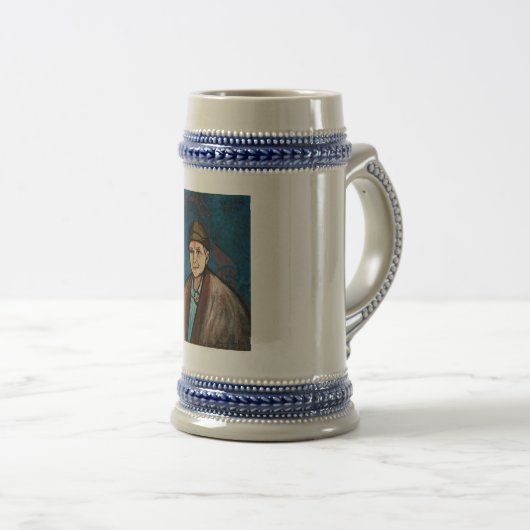 Gertrude Stein - Parks und Erholung Bierglas (VorderseiteRechts)