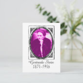 Gertrude Stein Postkarte (Stehend Vorderseite)