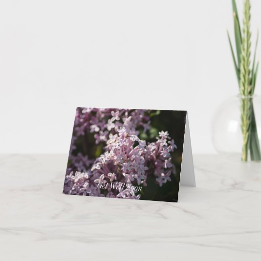 Geruch, dass Lilac bald gut wird Karte (Vorderseite)