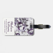 Geruch der Pflaumen-Rosen Gepäckanhänger (Rückseite horizontal)
