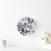 Geruch der Pflaumen-Rosen Runde Wanduhr (Zuhause)