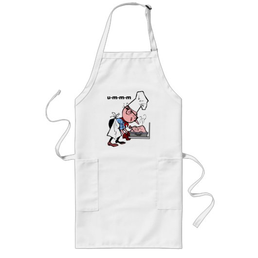 Geruch-gut, u-m-m-m, Spaß-Schürze Lange Schürze (Vorne)