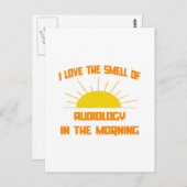 Geruch nach Audiologie am Morgen Postkarte (Vorne/Hinten)