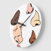 Geruch O'Clock Große Wanduhr (Winkel)