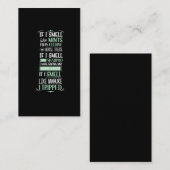 Geruch wie Pferdereiten Reiten Reitsport Reittier Visitenkarte (Vorne/Hinten)