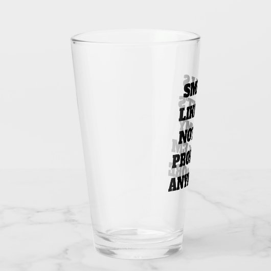 Gerüche, dass es nicht mein Problem ist noch mehr  Glas (Rechts)