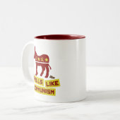 Geruche mögen Kommunismus Zweifarbige Tasse (Vorderseite Links)