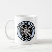 Geruche mögen Schnee! Kaffeetasse (Links)
