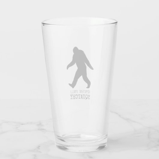 Geruche Squatchy Bigfoot-Silhouette-| Somethin Glas (Rückseite)