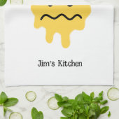 Gerüche wie du 'gekocht' wieder lustig Personalisi Geschirrtuch (Gefaltet)