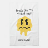 Gerüche wie du 'gekocht' wieder lustig Personalisi Geschirrtuch (Vertikal)