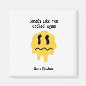 Gerüche wie du 'gekocht' wieder lustig Personalisi Magnet (Vorne)