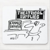 Geruchsbeläge in Büchern Mousepad (Vorne)