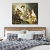 Geruchssinn, c.1744-47 (Öl auf Leinwand) (siehe Leinwanddruck (Insitu (Schlafzimmer))