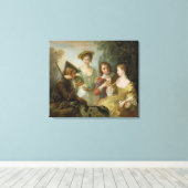 Geruchssinn, c.1744-47 (Öl auf Leinwand) (siehe Leinwanddruck (Insitu (Holzboden))