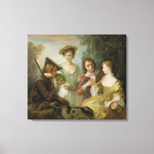 Geruchssinn, c.1744-47 (Öl auf Leinwand) (siehe Leinwanddruck