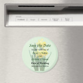 Geruchsstoffe Hoch und Save the Date Kurz Magnet (In Situ (Geschirrspüler))