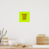 GERÜCHTE ~ 12x12 Poster (Küche)