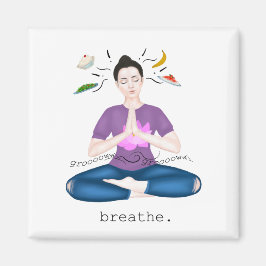 Gerüchte Bauch. Atmen Magnet