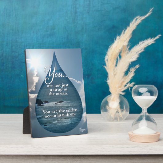 Gerüchte fallen ins Meer Fotoplatte (Seite)