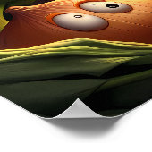 Gerüchte Gemüse & Riesenkürbis Halloween Poster (Ecke)