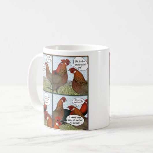 Gerüchte Kaffeetasse (Vorderseite Links)