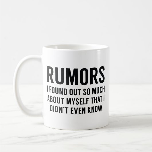 Gerüchte Kaffeetasse (Links)