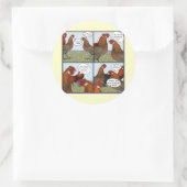 Gerüchte Runder Aufkleber (Tasche)